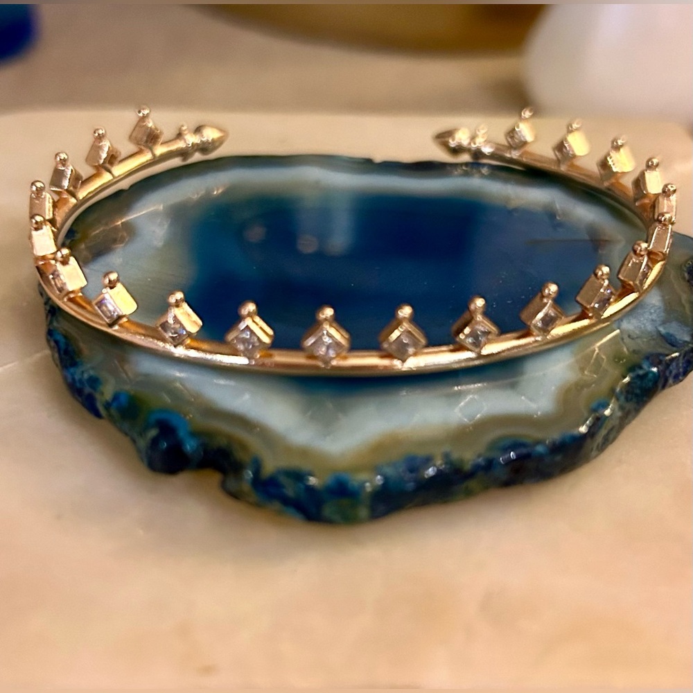 Kendra Scott Gold-tone Crown Cuff Bracelet